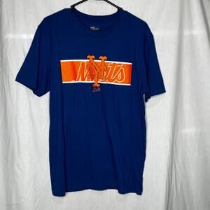 New Era New York Mets Blue Short Sleeve Shirt S
